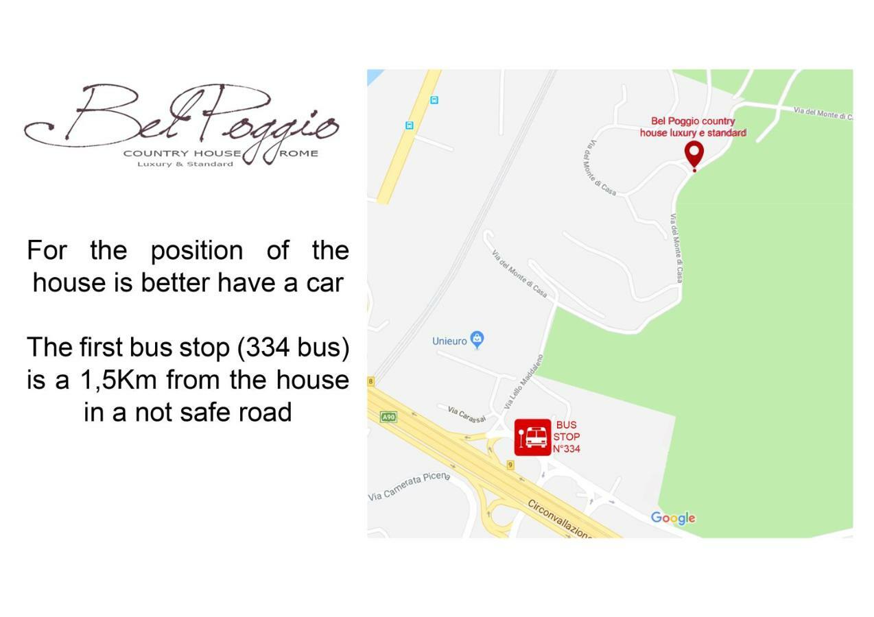 Roma - Bel Poggio Country House 외부 사진
